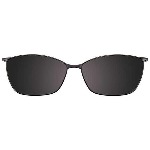 EASYCLIP EC458 Eyeglasses 030 Red   Black 52mm